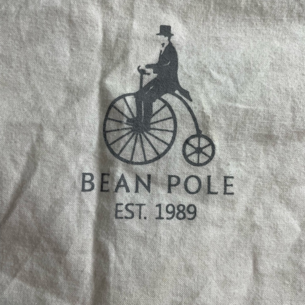 Bean Pole White Dust Bag